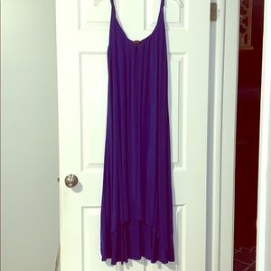 Nicole Miller Blue High Low Dress